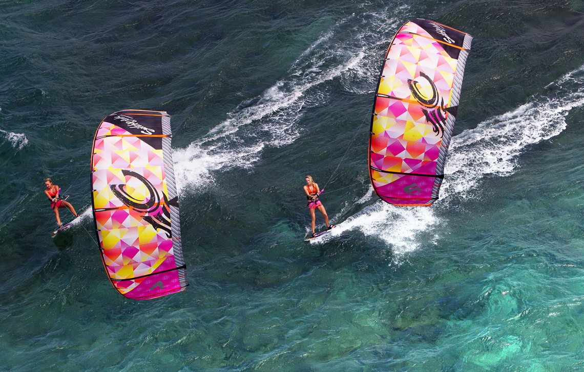 Annabel van Westerop and Susi Mai cruising on the 2014 Siren