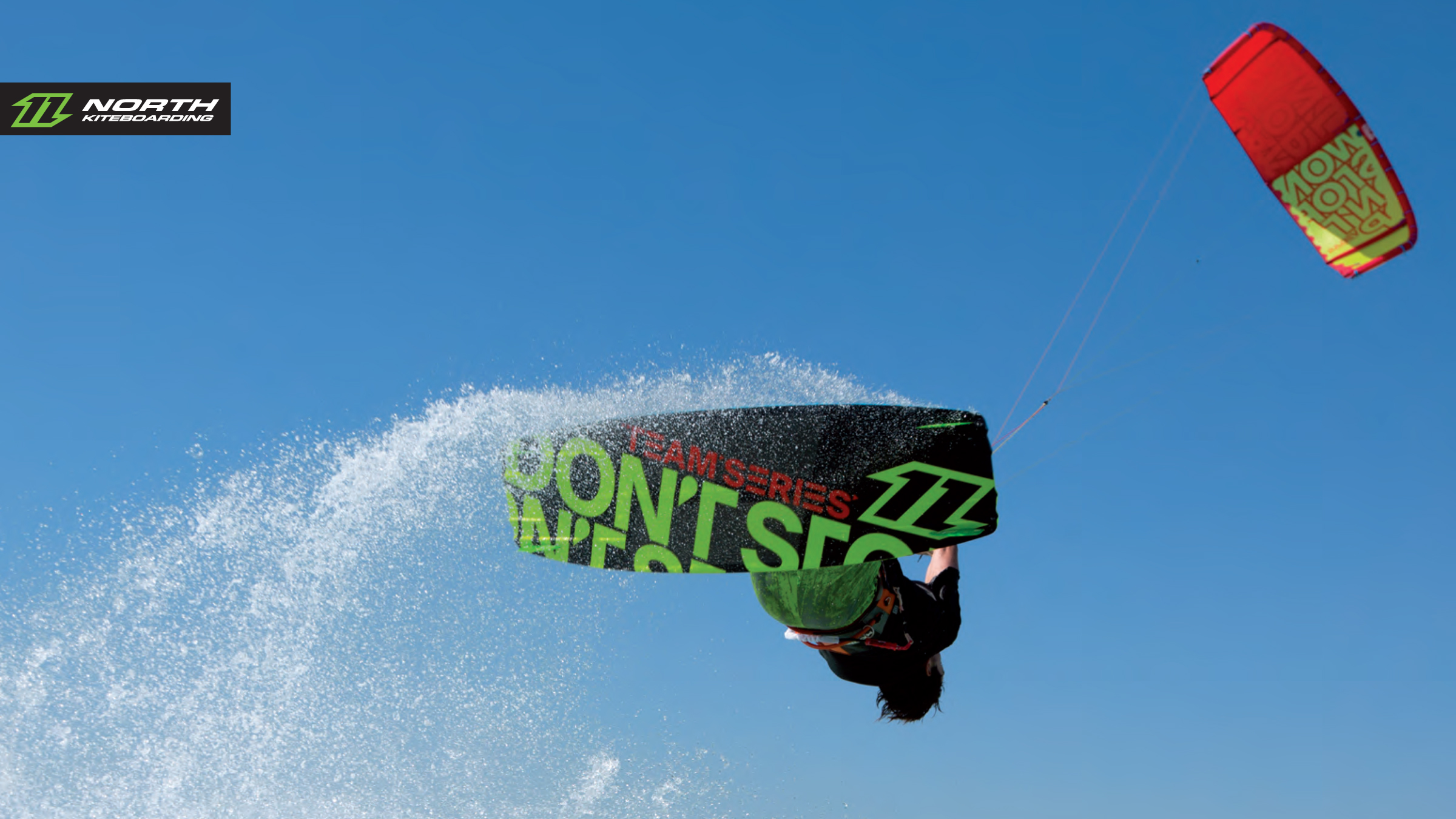 kitesurf wallpaper image - The 2015 North Vegas and team series board on holiday in the tropics - kitesurfing - in resolution: High Definition - HD 16:9 2400 X 1350